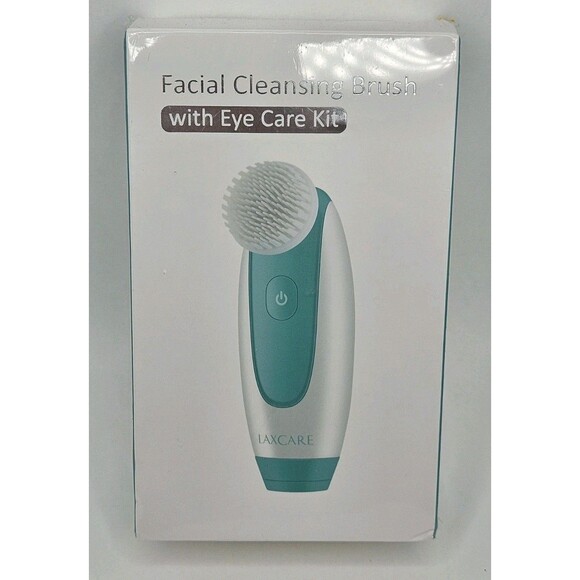 New Facial Cleansing Brush by Laxcare With Eye Care Kit Sealed - Picture 1 of 2